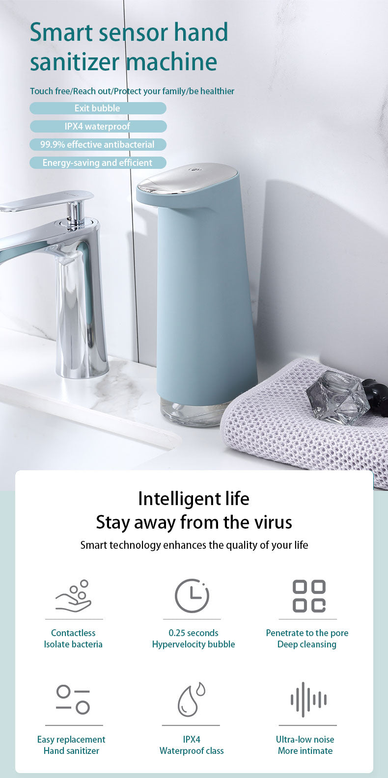 Automatic Induction Foam Soap Dispenser
